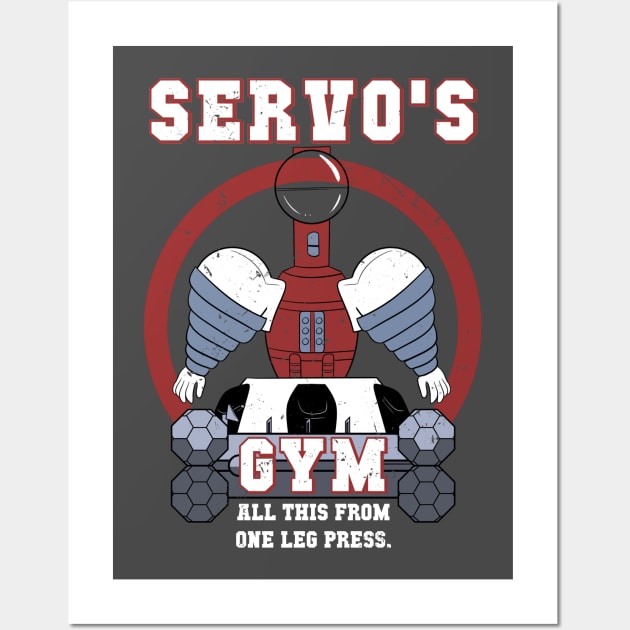 The Gym Of Love (Servo) Wall Art by HeroInstitute